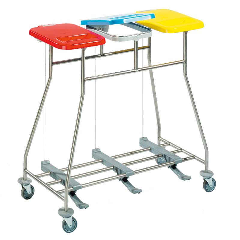 Dreifach-Wäschesammler ISEO Dreifach-Wäschesammler