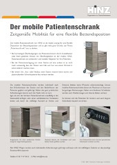 Mobiler Patientenschrank